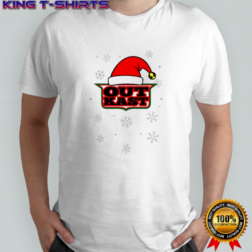 Outkast Santa Hat Christmas Logo T-shirt