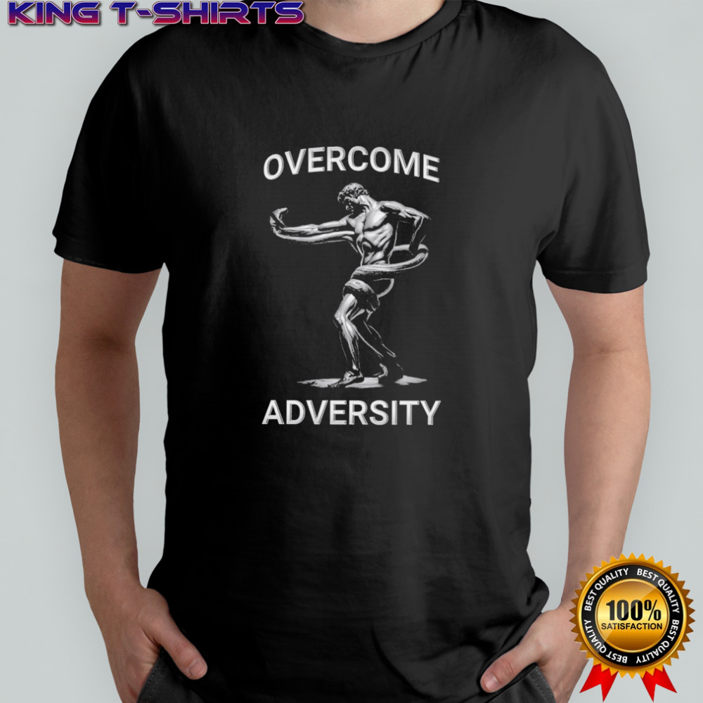 Overcome Adversity Statue T-shirt