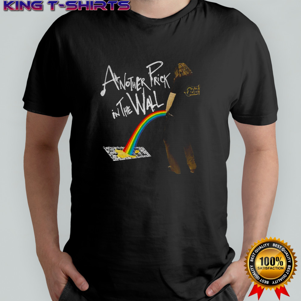 Ozzy Osbourne piss on another prick in the wall rainbow pee shirt