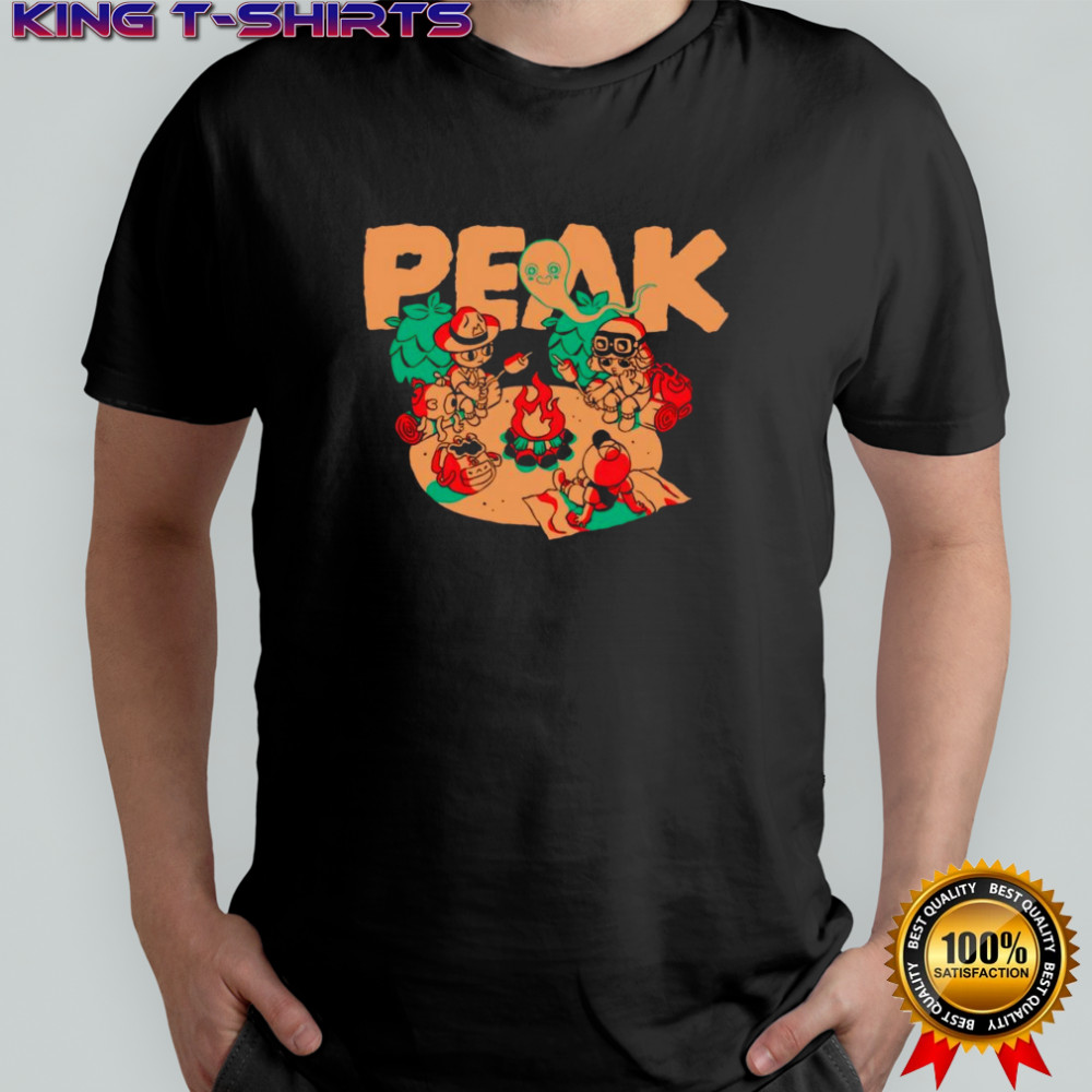 Peak Happy Campers a break between biomes shirt