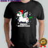 Pegasus Santa hat Merry Kissmyass shirt