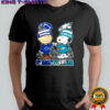 Pennsylvania Charlie Brown & Snoopy with Penn State & Philadelphia Eagles logo shirt