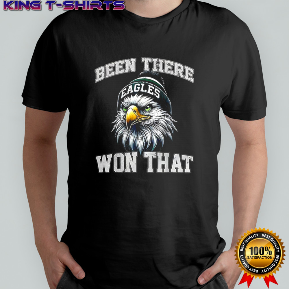 Philadelphia Eagles football Been there won that mascot shirt