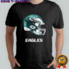 Philadelphia Eagles football helmet neon shirt