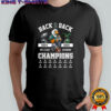 Philadelphia Eagles NFC East Division 2024 2025 Champions back to back mascot shirt
