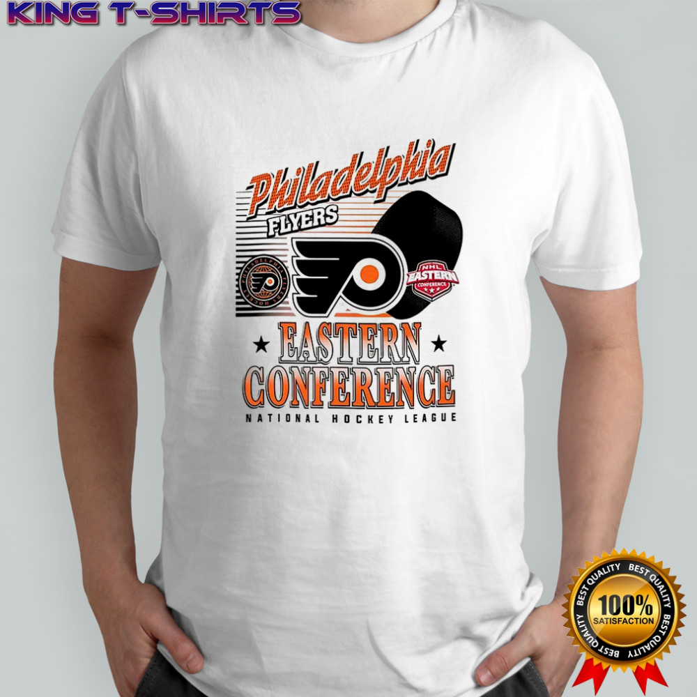 Philadelphia Flyers NHL Eastern Conference logo and ball shirt