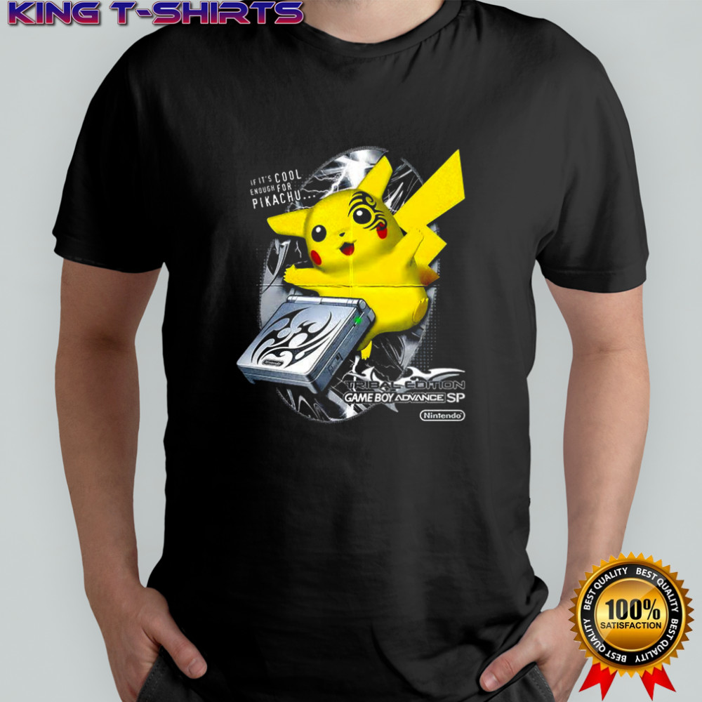 Pikachu Nintendo Game Boy Advance special tribal edition shirt