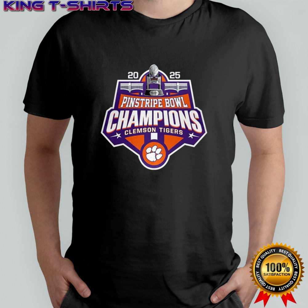Pinstripe Bowl Champions 2025 Clemson Tigers shirt