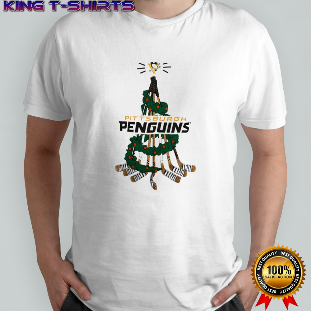 Pittsburgh Penguins Stickmas Holiday Tree Christmas shirt