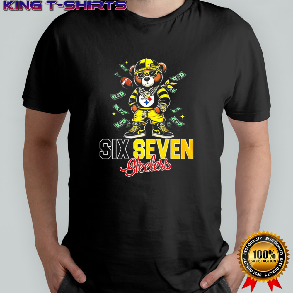 Pittsburgh Steelers football teddy bear gangster six seven shirt