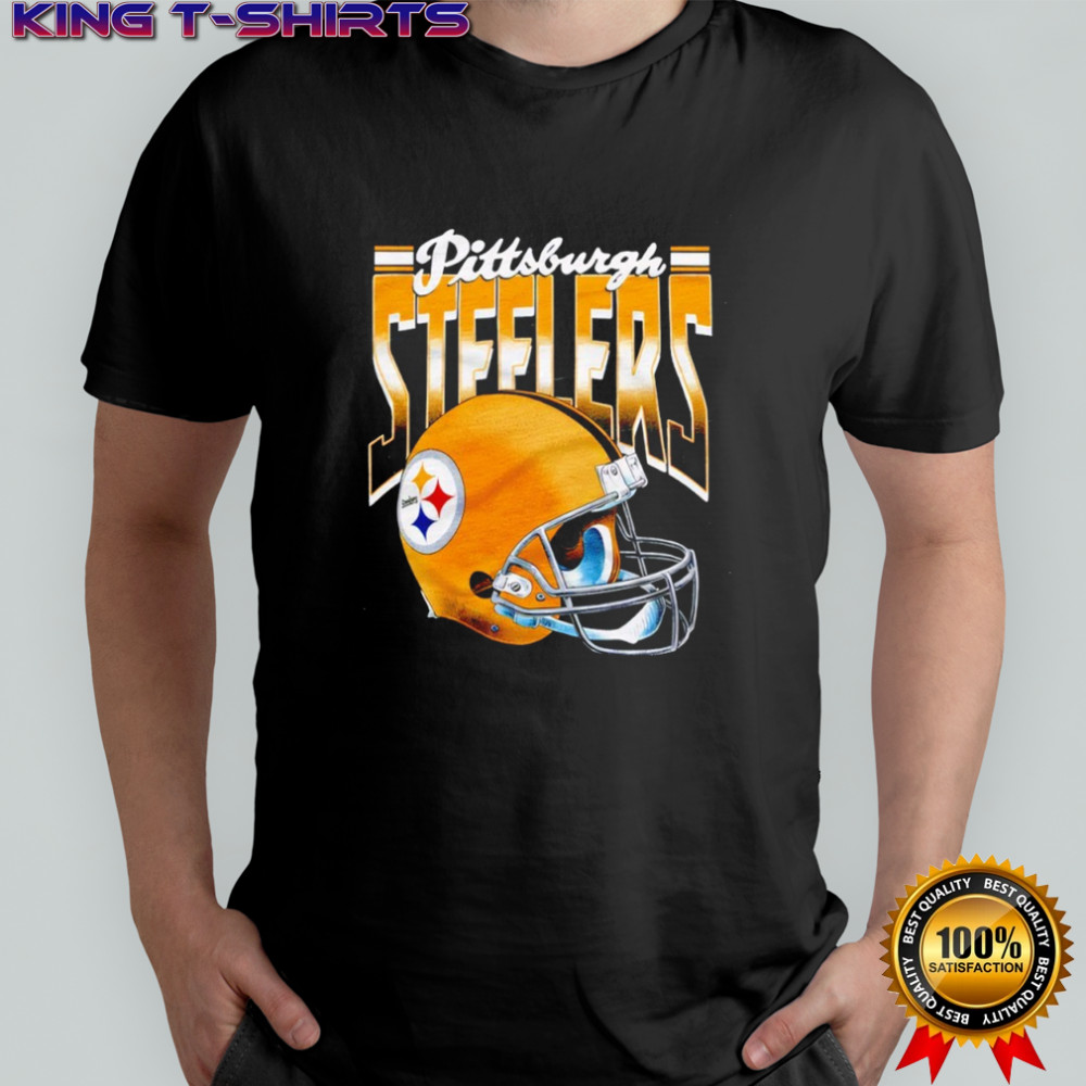 Pittsburgh Steelers Gradient Alt Helmet Shirt