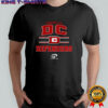 Property of DC Defenders UFL logo striped shirt