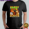 Pussy Hunter cat & hunter imagery graphic shirt