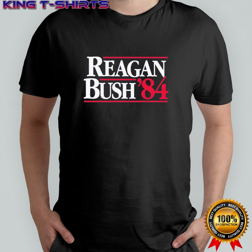 Reagan Bush ’84 campaign sticker shirt