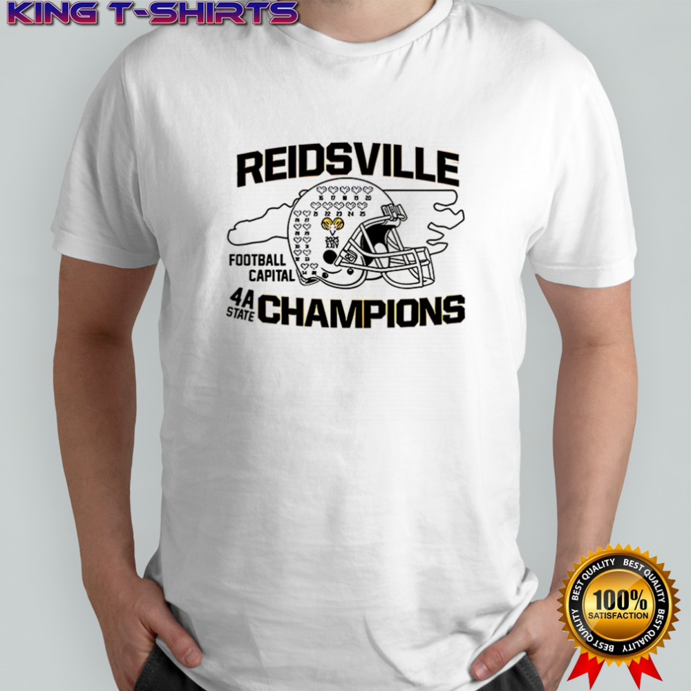 Reidsville Football 4A State Champions 2025 helmet shirt