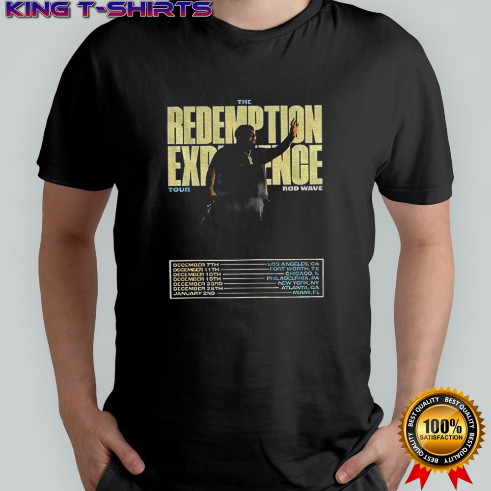 Rod Wave The Redemption Experience World Tour 2025 shirt
