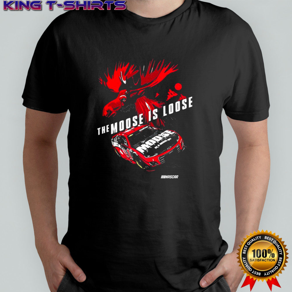 Ross Chastain Trackhouse Racing number 1 the moose is loose NASCAR shirt