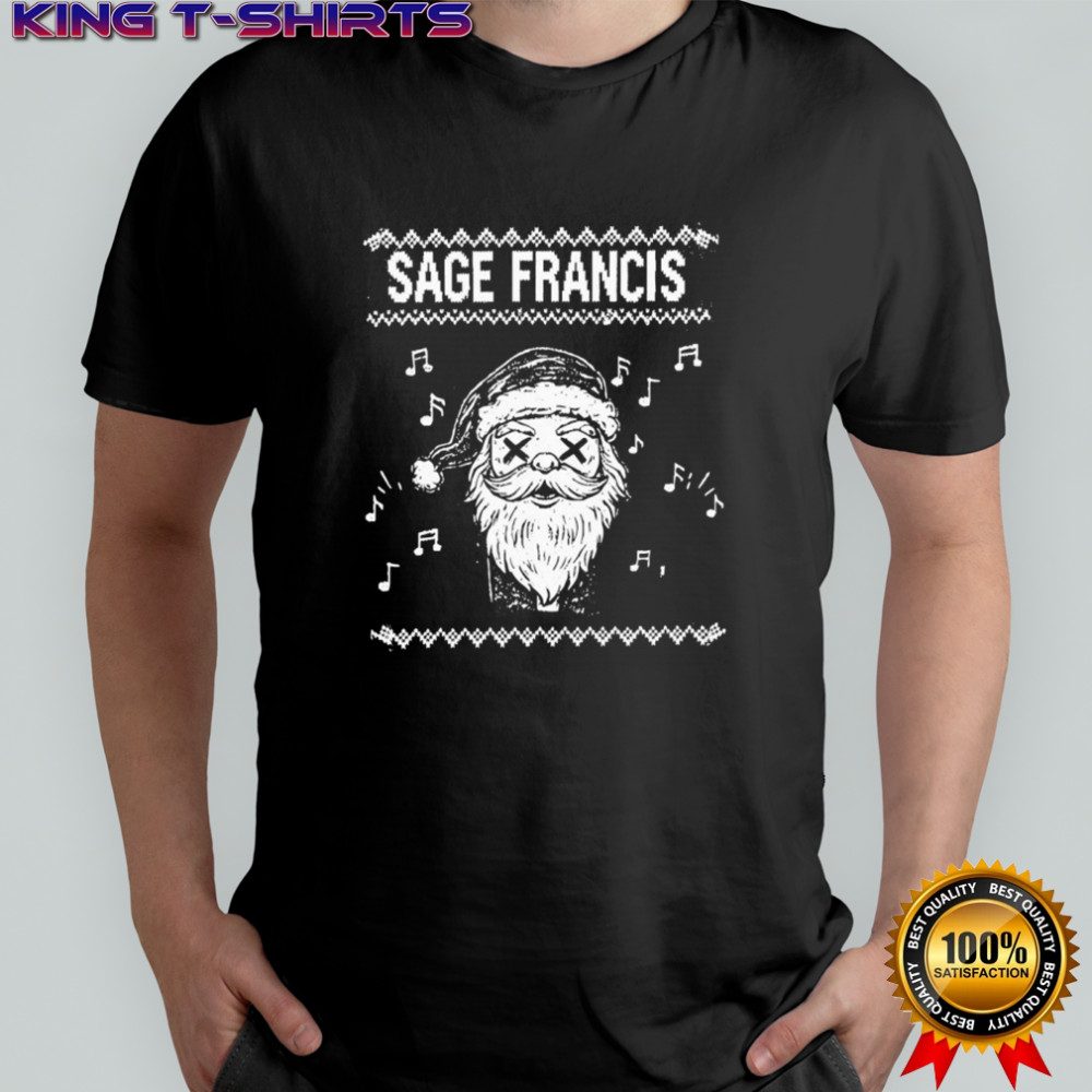 Sage Francis Santa Ugly Christmas shirt