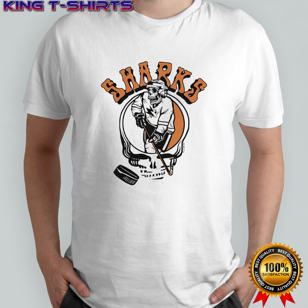 San Jose Sharks Homage Grateful Dead Player logo shirt