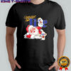 Santa Claus holding Miller Lite beer holiday Christmas shirt