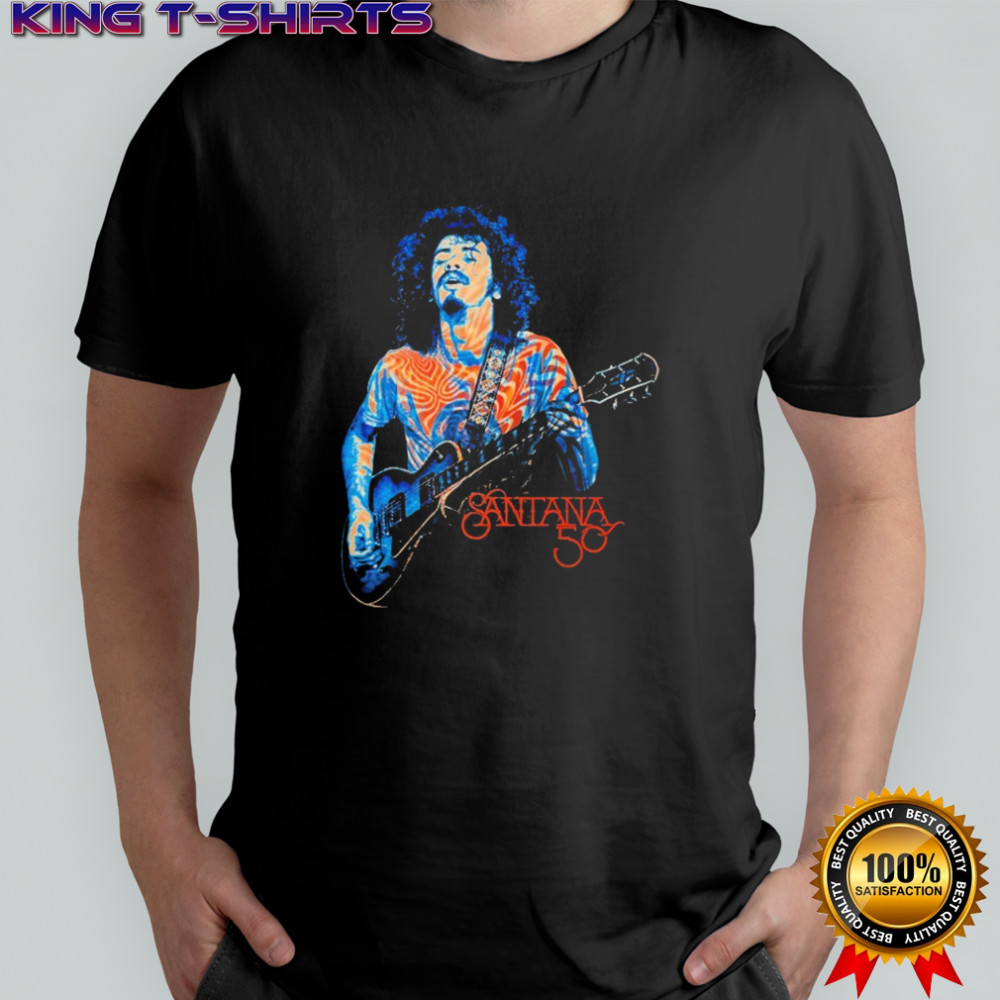 Santana 50 Guitar T-Shirt
