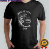 Sarcastic Cowboy Rollin Into 2026 Raccoon Dumpster Fire Snarky New Year shirt
