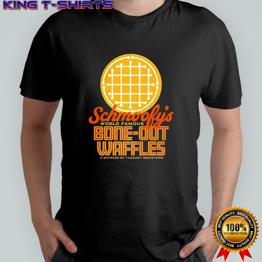 Schmoofy’s Bone-Out Waffles logo shirt