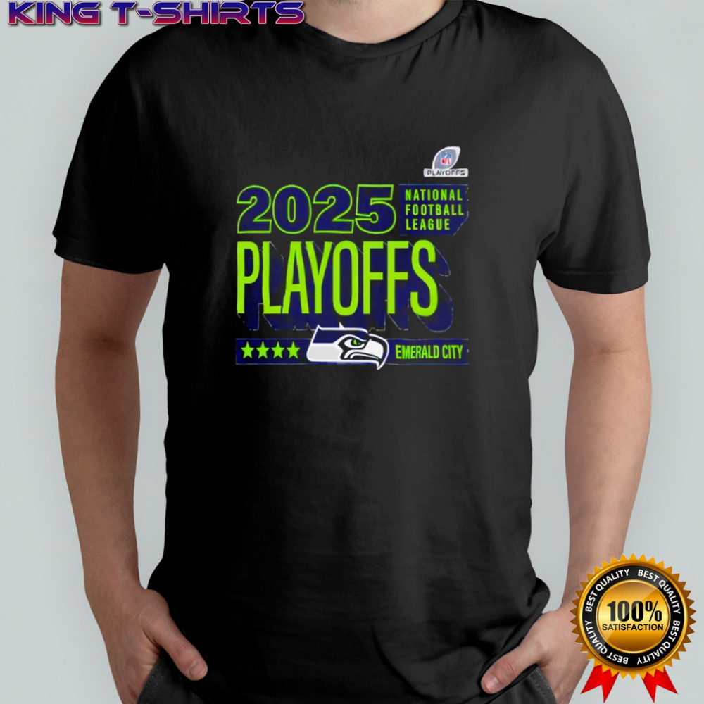 Seattle Seahawks 2025 NFL Playoffs Emerald City shirt