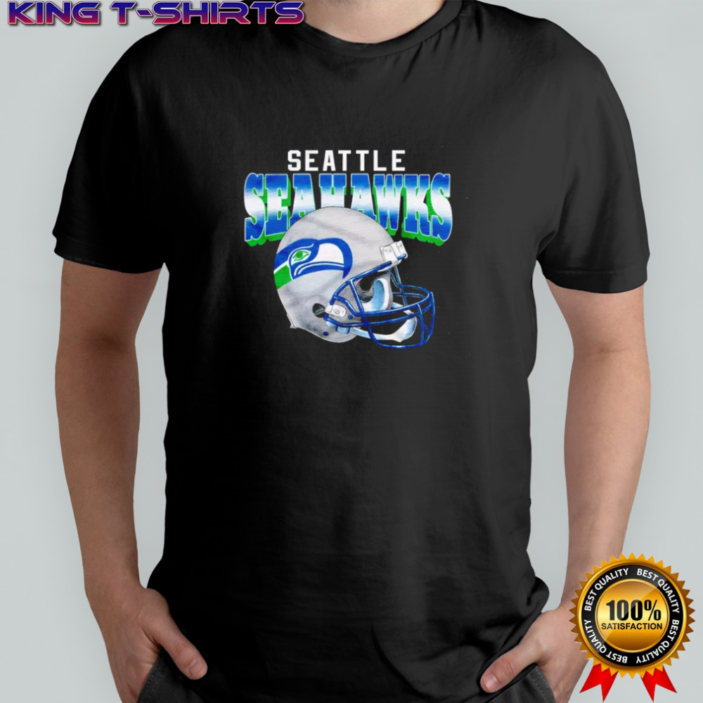 Seattle Seahawks Gradient Helmet Shirt