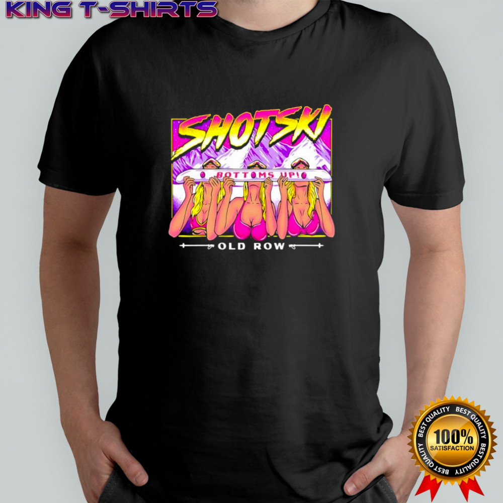 Shotski Bottoms Up Old Row graphic shirt