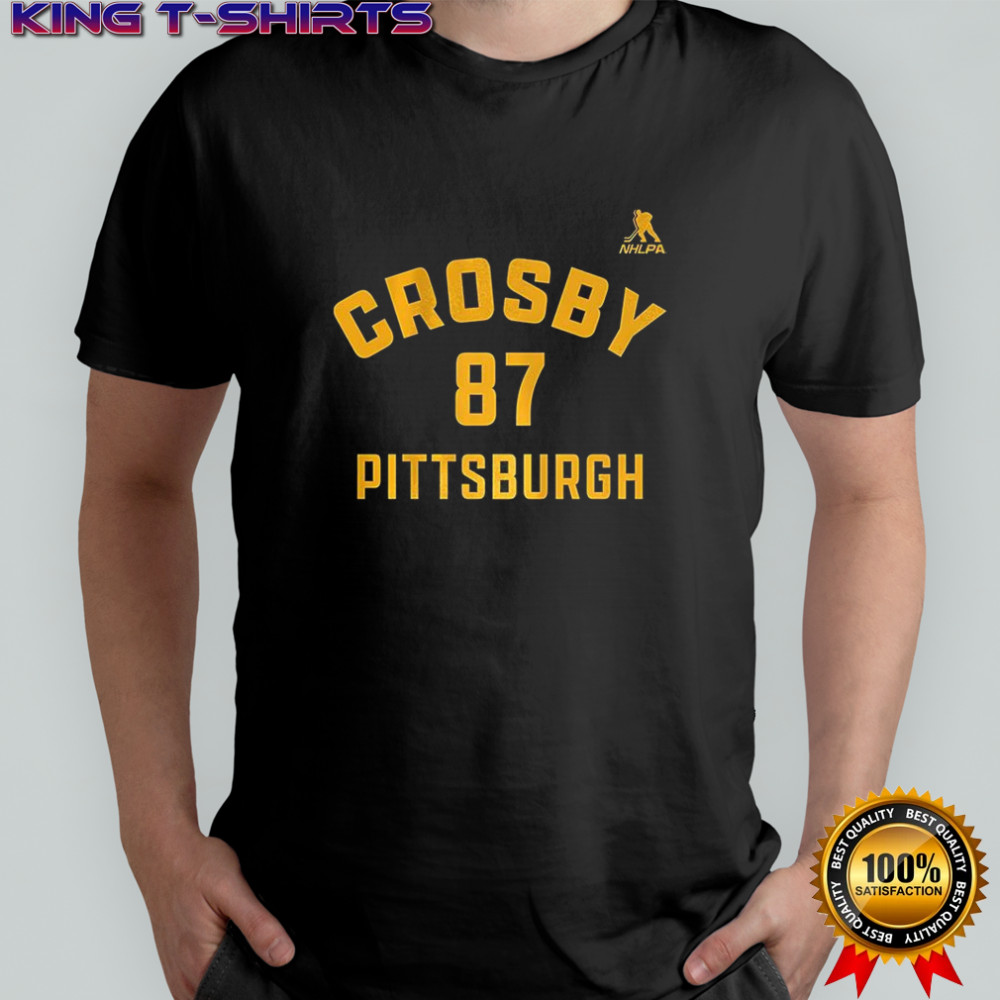 Sidney Crosby Pittsburgh Penguins ice hockey name and number 87 shirt