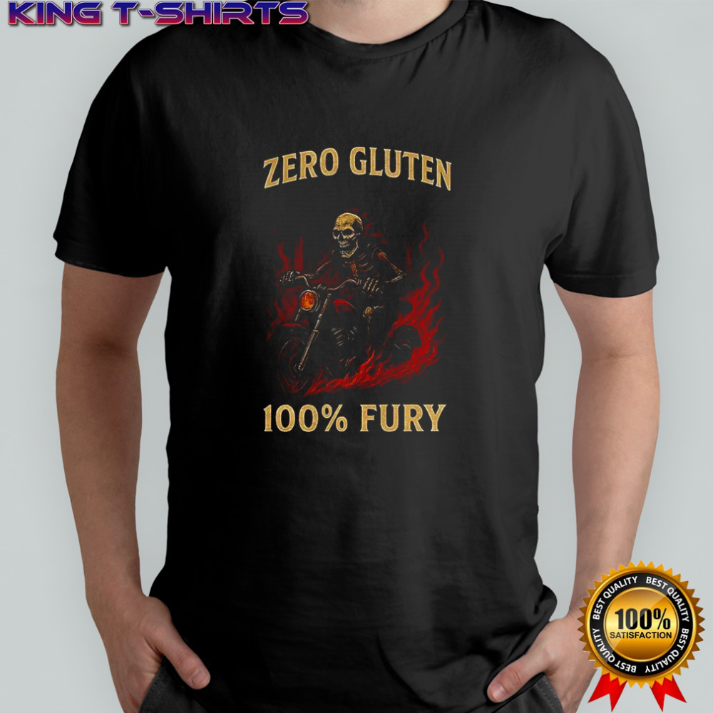 Skeleton zero gluten 100% Fury shirt