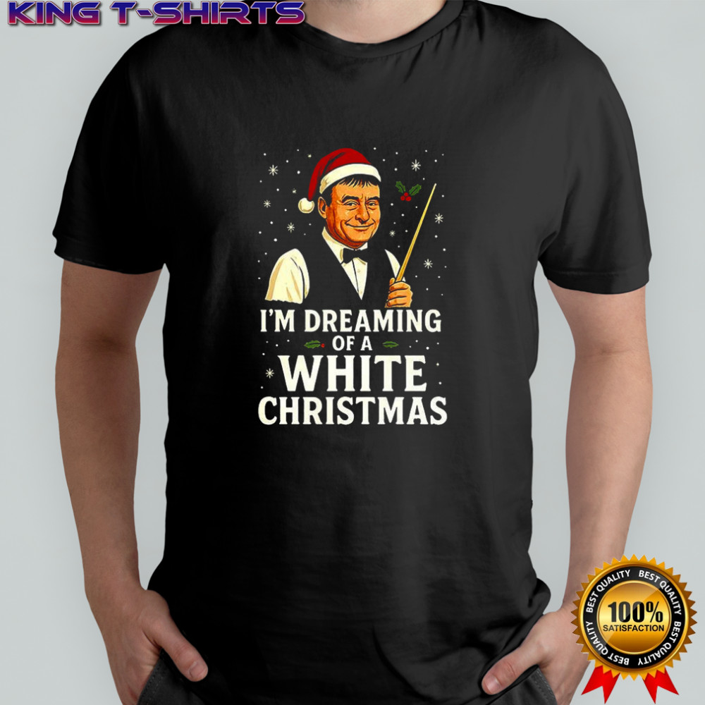 Snooker Santa hat I’m dreaming of a white Christmas shirt