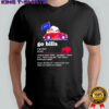 Snoopy driving car Go Buffalo Bills phrase shirt