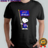 Snoopy holding Buffalo Bills flag go Bills shirt