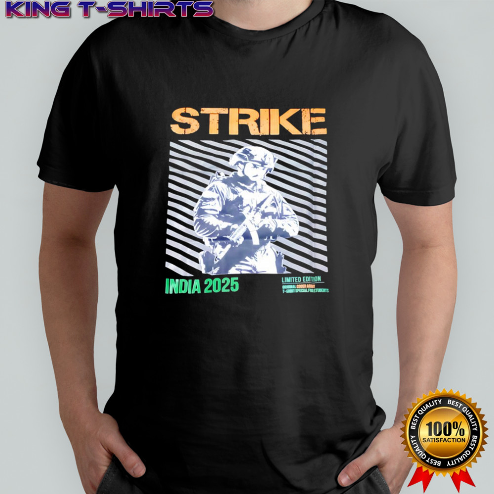 Soldier Strike India 2025 shirt