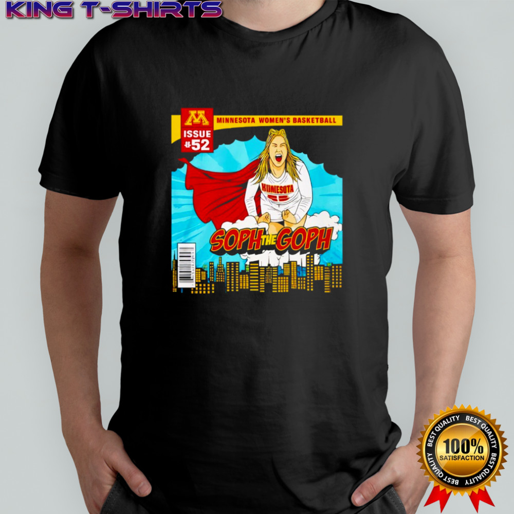 Sophie Hart Minnesota Golden Gophers Soph the goph superman shirt