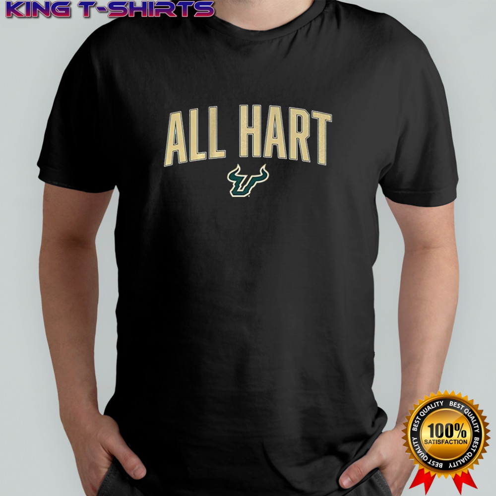 South Florida Bulls football All Hart logo shirt