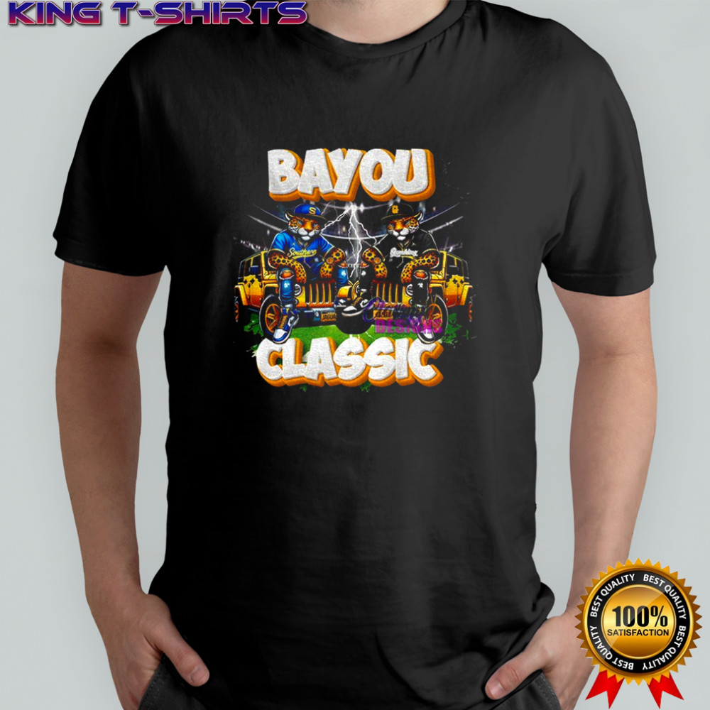 Southern Jaguars vs Grambling State Tigers football Bayou Classic 2025 shirt
