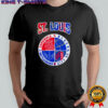 St Louis in top St Louis Cardinals St Louis Blues St Louis Battlehawks St Louis City SC shirt
