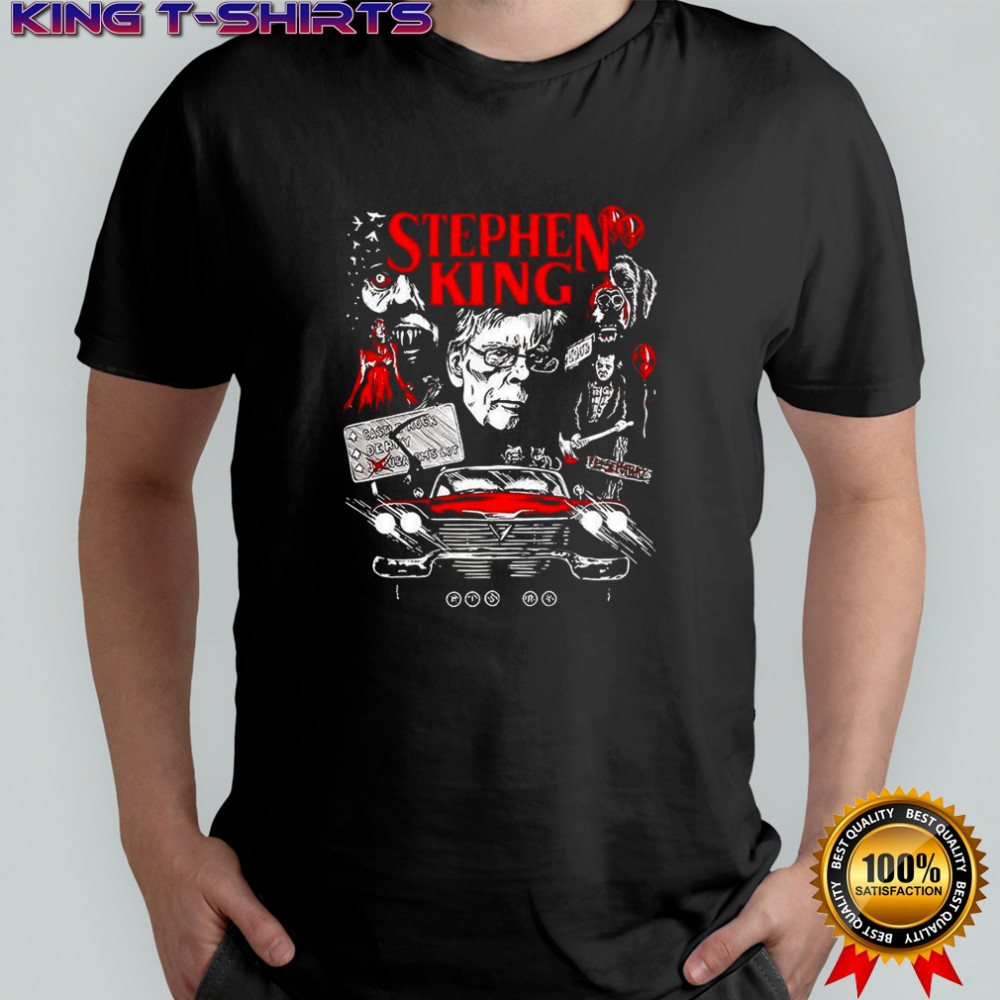 Stephen King of horror movie graphic shirt shirt