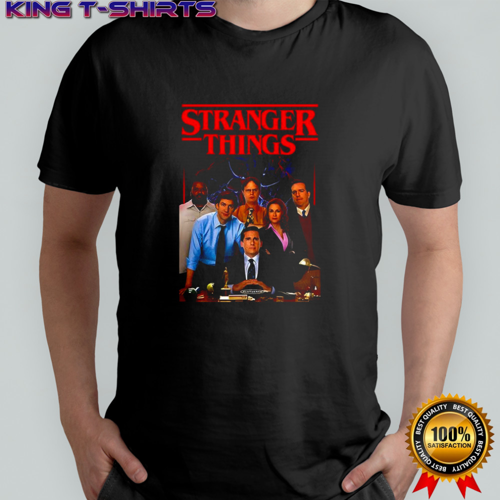 Stranger Things X The Office poster shirt