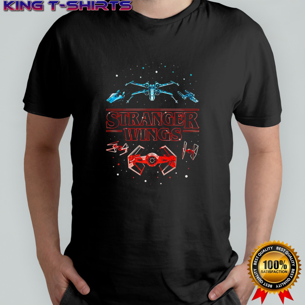 Stranger Wings Stranger Things X Star Wars shirt
