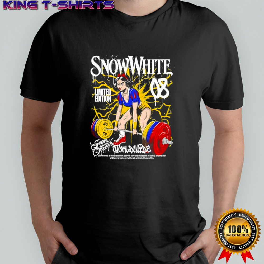 Superfresh Snow White lifting weights shirt