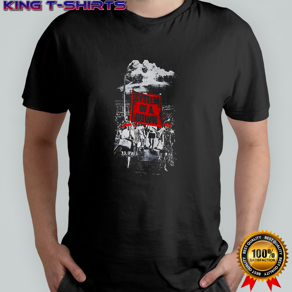 System of a down banner marches shirt