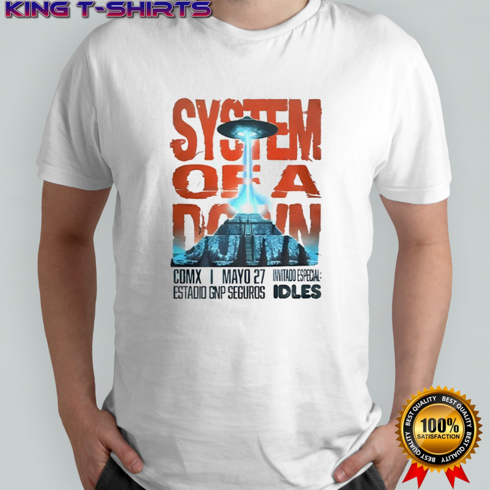 System Of A Down x CDMX Estadio GNP Seguros shirt