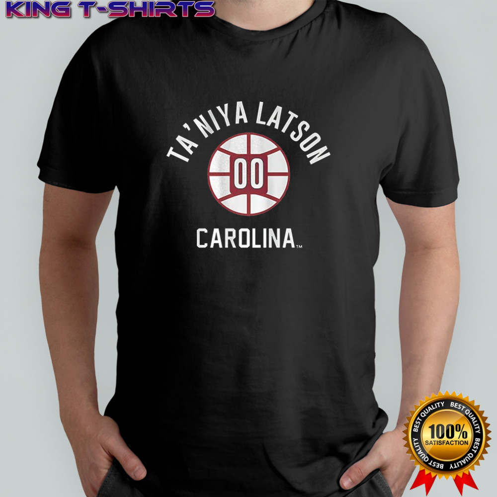 Ta’Niya Latson South Carolina Gamecocks basketball name and number ball 00 shirt
