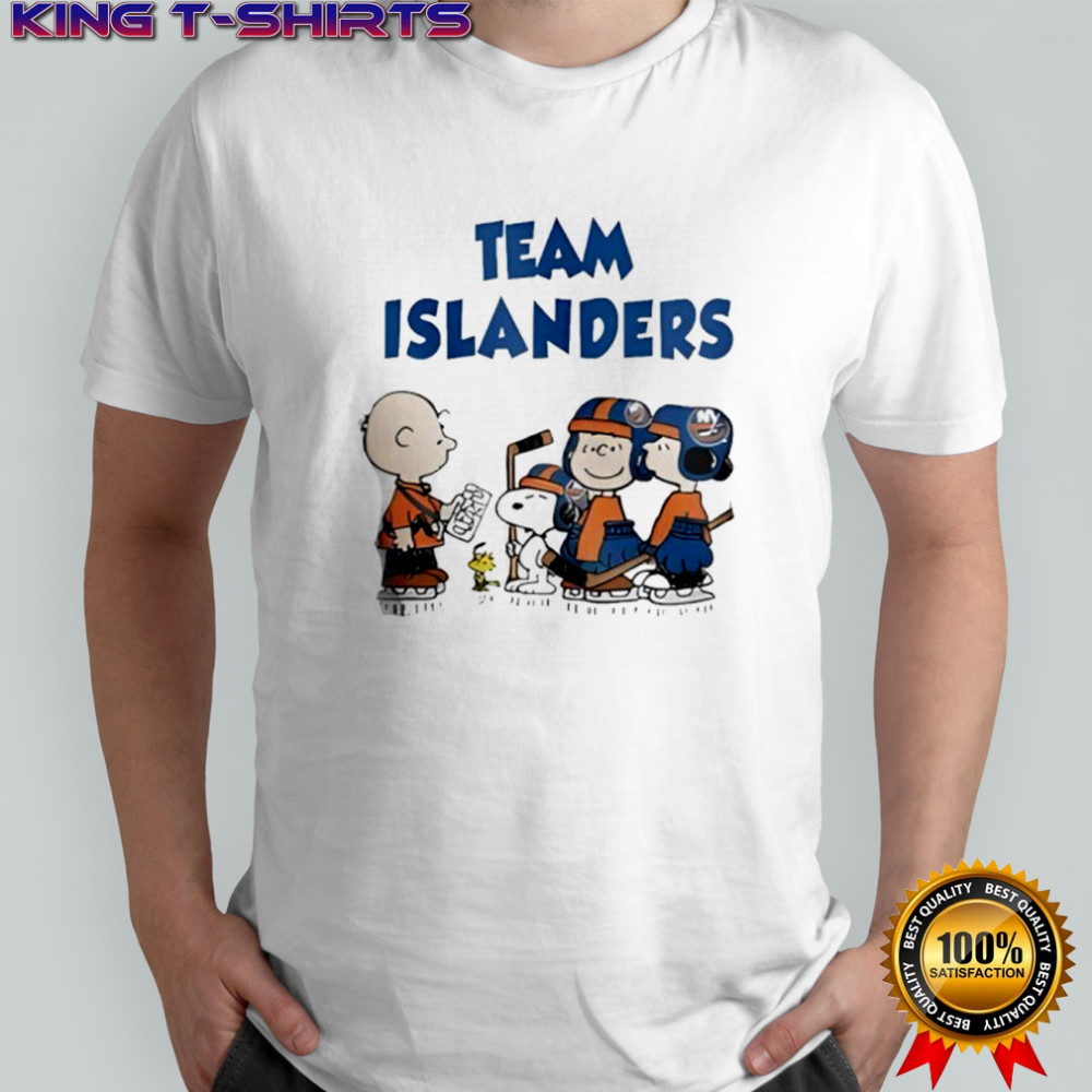 Team New York Islanders Peanuts Hockey Shirt