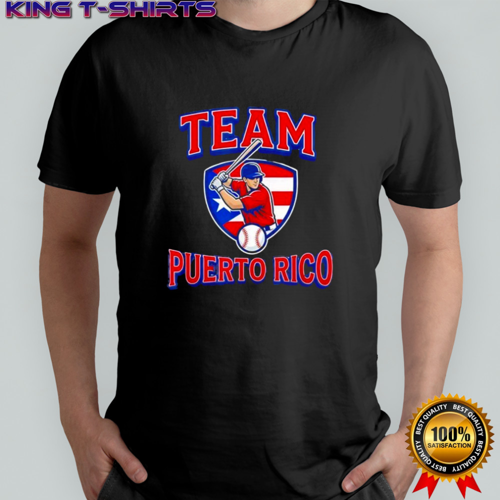 Team Puerto Rico Baseball Flag Patriotic Shirt