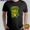 Teenage mutant ninja turtles eat pizza and smash fascism shirt